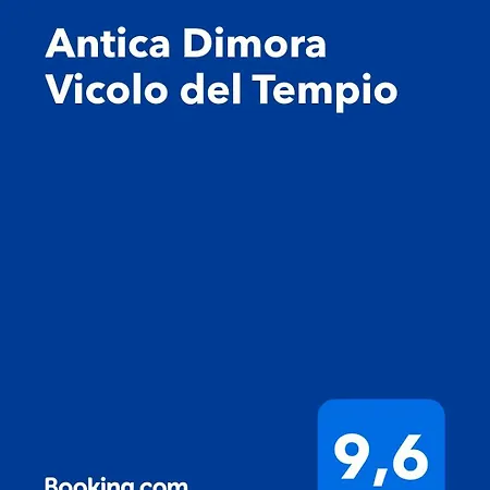 Antica Dimora Vicolo Del Tempio ゲストハウス 3*